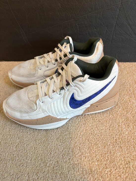 Nike Ja 2 The Woods Basketball Shoes Men\'s Size 8 White Blue Beige FD7328-101 main image 9